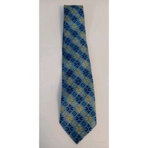 Haband Vintage Men turquoise Pattern‎ Multicolor Dress Tie 52"